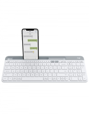 LOGITECH K580 SLIM MULTI-DEVICE WIRELESS KEYBOARD (OFF WHITE)