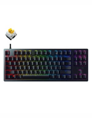 Razer-Blackwidow-Chroma-V3-TKL-Compact-Mechanical-Keyboard-[Yellow]-RZ03-03491800-R3M1