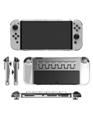 Dobe-Crystal-Case-for-Switch-OLED---Transparent6