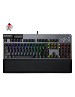 Asus-ROG-Strix-Flare-II-Animate-Gaming-Mechanical-Keyboard-[ROG-NX-Red]