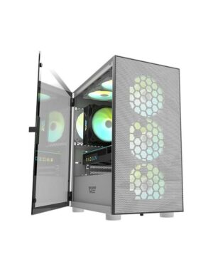 DarkFlash-DLM21-Mesh-MATX-PC-Case-[White]2