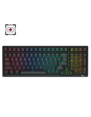 RK-Royal-Kludge-RK98-Tri-Mode-RGB-Mechanical-Keyboard-Black-[Red]-Hotswappable
