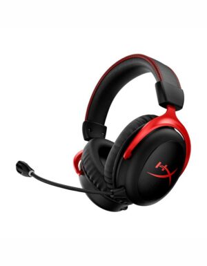 HyperX-Cloud-II-Wireless-+-DTS-X-Spatial-Audio-Gaming-Headset-[Black-Red]