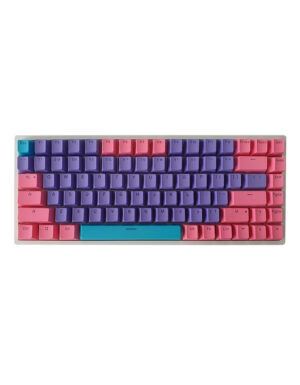 84-Keys-PBT-Double-Shot-Keycaps-Pink-purple-Turquoise