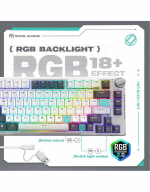 RK-Royal-Kludge-H81-81-Keys-Tri-Mode-with-Knob-Control-RGB-Wireless-Mechanical-Keyboard---SkyCan-Switch7