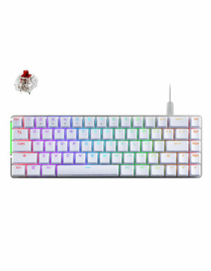 Asus-ROG-Falchion-Ace-65%-Compact-Gaming-Keyboard-White---NX-Red