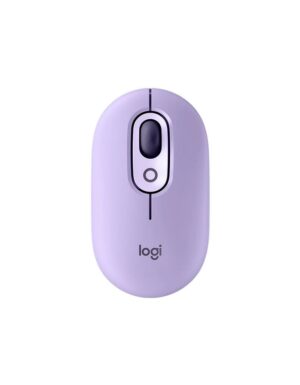 Logitech-POP-Mouse,-Wireless-Mouse-with-Customizable-Emojis-[Cosmos-Lavender]