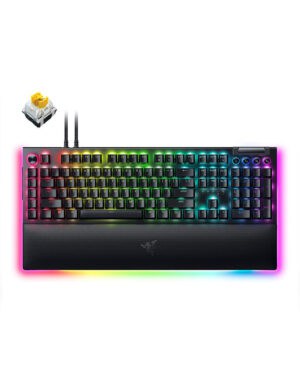Razer-Blackwidow-V4-Pro-Mechanical-Gaming-Keyboard-with-Razer-Chroma-Yellow