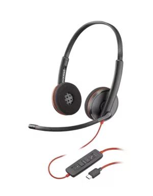 Plantronics-Blackwire-3220-USB-C-Headset,-On-Ear-Mono-Headset,-Wired