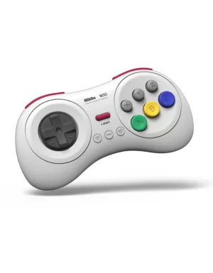 8Bitdo-M30-Bluetooth-Controller-for-Switch,-Windows,-Android-and-Raspberry-Pi-(80HA)---White
