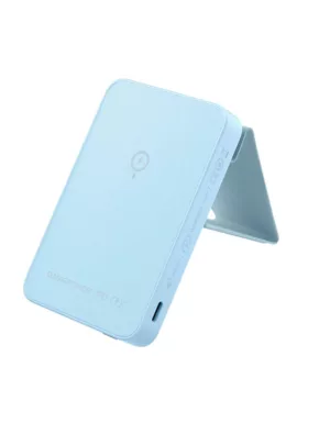 Momax-Q.Mag-Power-9-5000mAh-Magnetic-Wireless-Charging-Power-Bank-with-Stand-(IP109B)---Blue