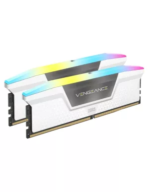 Corsair-Vengeance-RGB-32GB-(2x16GB)-DDR5-DRAM-6000MHz-C36-Memory-Kit---White
