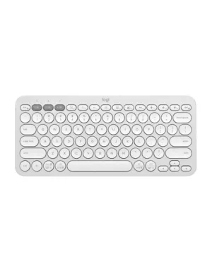 Logitech-Pebble-Keys-2-K380S-Slim-Minimalist-Bluetooth-Keyboard-with-Customizable-Keys---Tonal-White